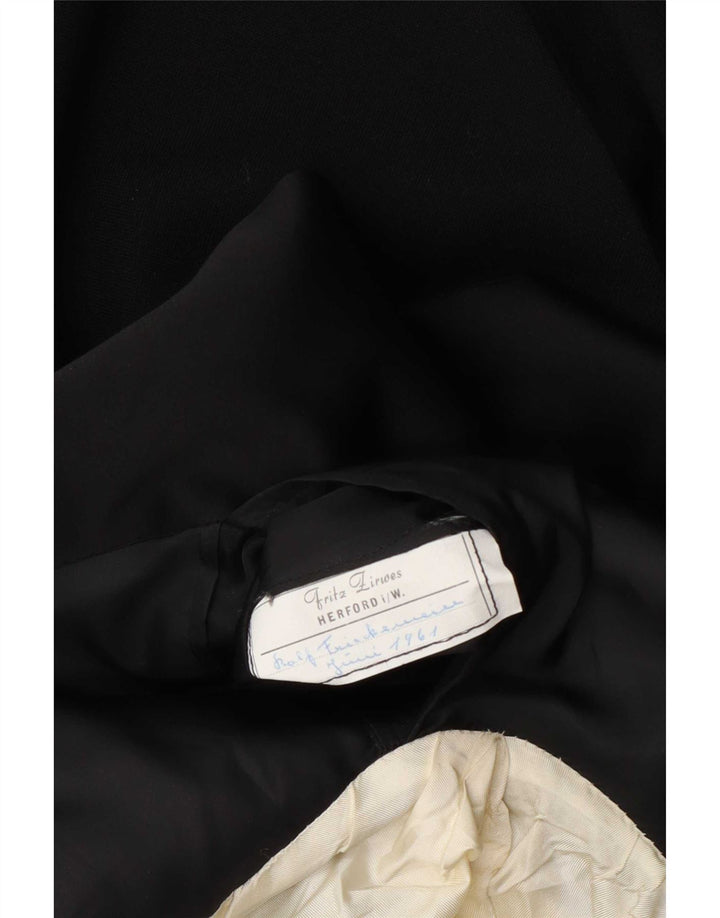 Vintage mænds tailcoat Blazer Jacket UK 36 Small Black