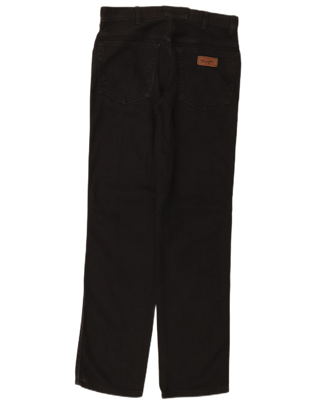 Wrangler Straight Jeans til mænd W30 L32 sort bomuld