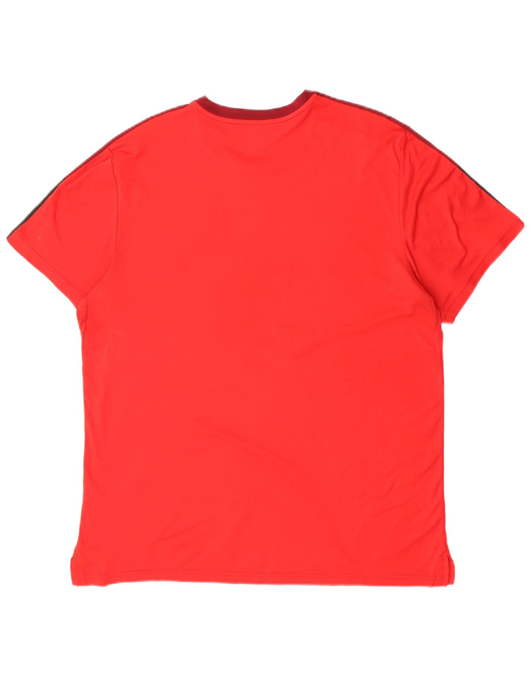 Nike T-shirt top til mænd XL Rød Colourblock Polyester