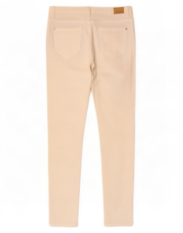 Zara Dame Skinny Jeans EU 42 Large W32 L28 Beige