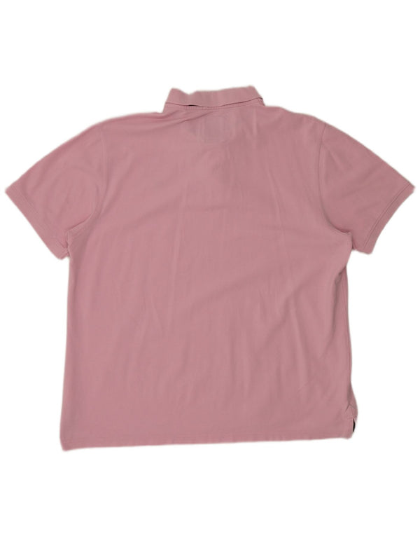 CREW TØJ Herre poloshirt 2XL Pink Bomuld
