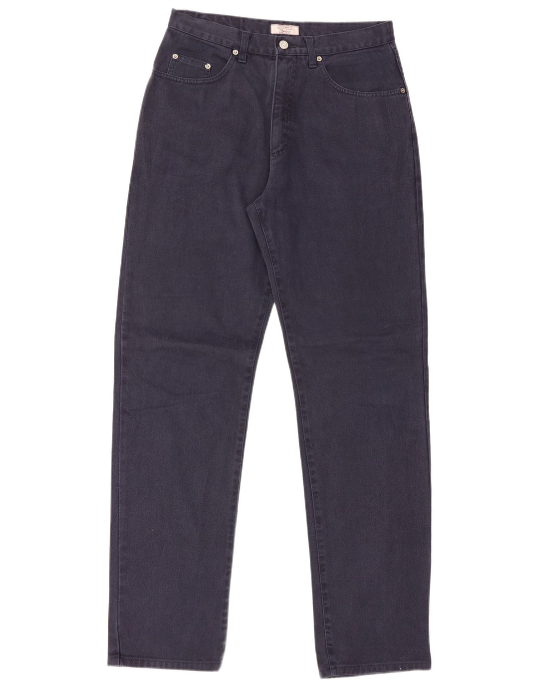 Stefanel Herre Straight Jeans IT 48 Medium W34 L34 Marineblå Bomuld