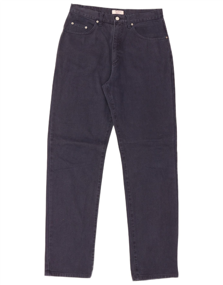 Stefanel Herre Straight Jeans IT 48 Medium W34 L34 Marineblå Bomuld
