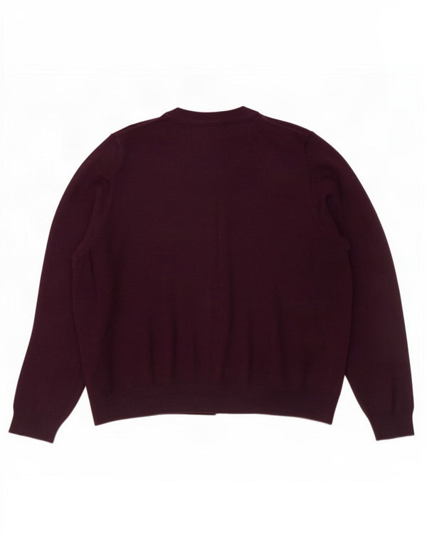 Marks & Spencer Dame Cardigan Sweater UK 20 2XL Lilla Viscose