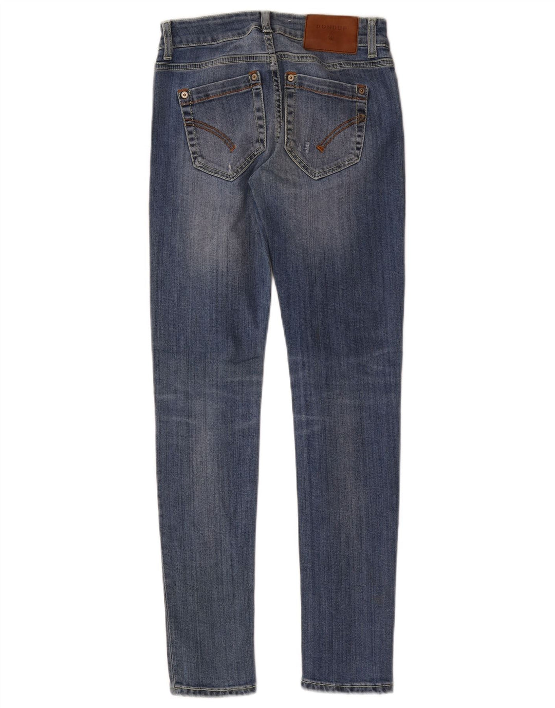Dondup Dame Skinny Jeans W28 L29 Blå Bomuld
