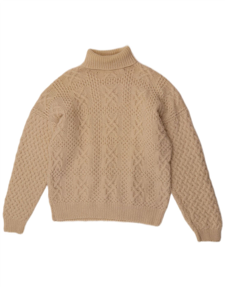Vintage Herre rullehals sweater XL Off White