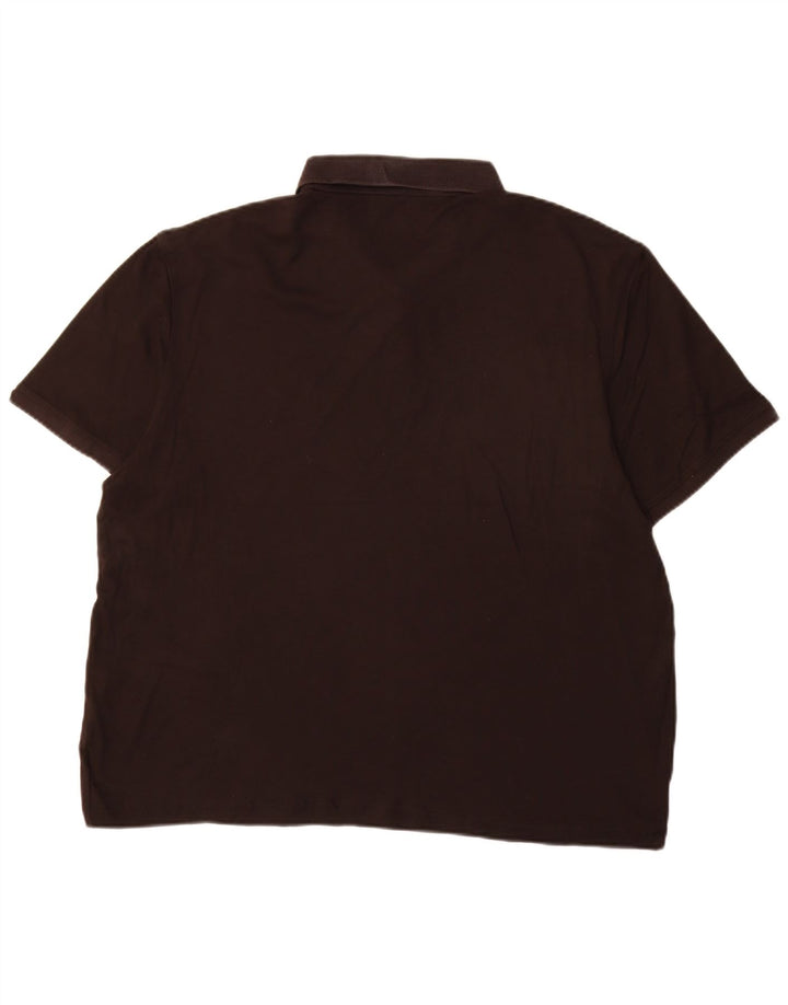 CALVIN KLEIN Herre poloshirt XL Sort bomuld