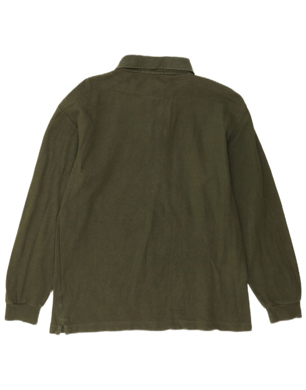 Fila Langærmet Polo Shirt til mænd IT 50 Medium Grøn Bomuld