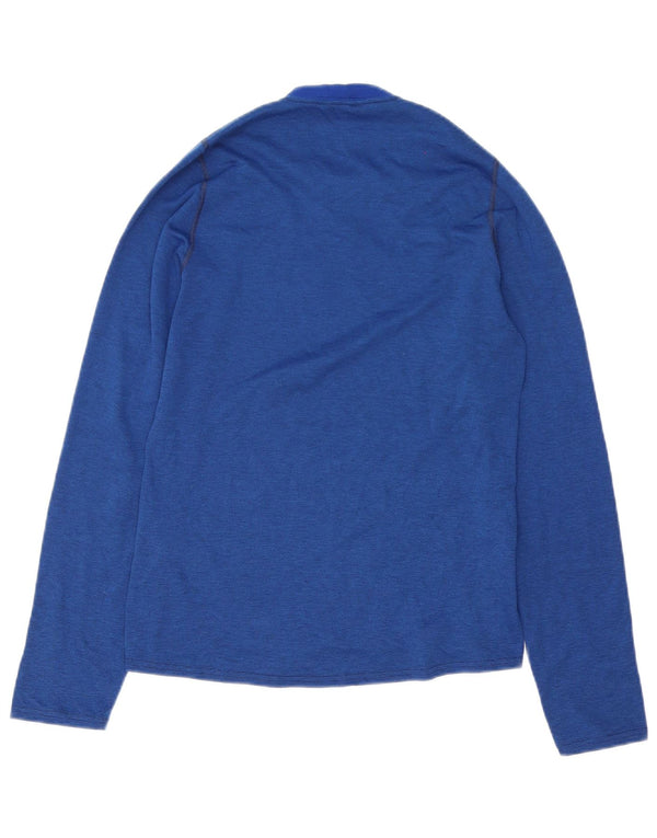 Patagonia Herre Regular Fit Top Langærmet XS Blå Polyester