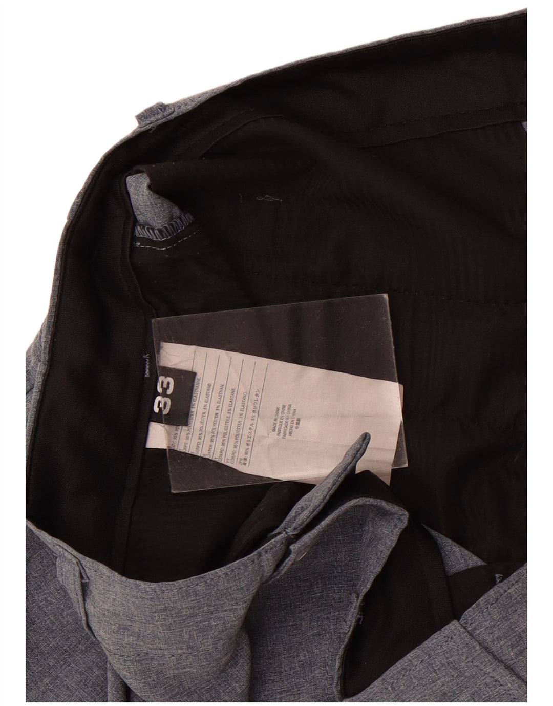 Volcom Herre Cargo Shorts W33 Medium Navy Blue Polyester