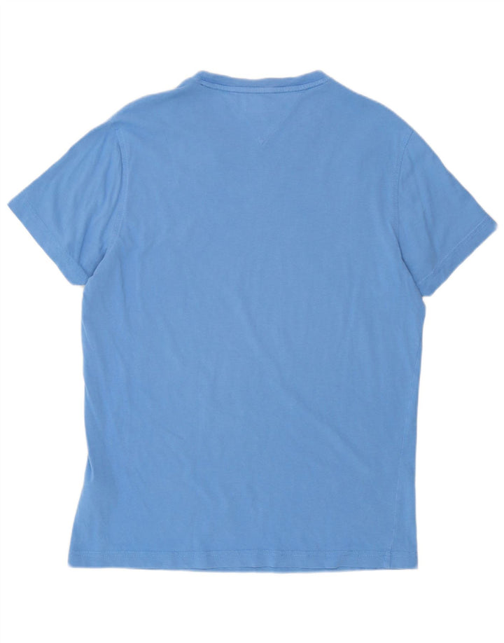 Tommy Hilfiger Herre T-Shirt Top Medium Blå Bomuld