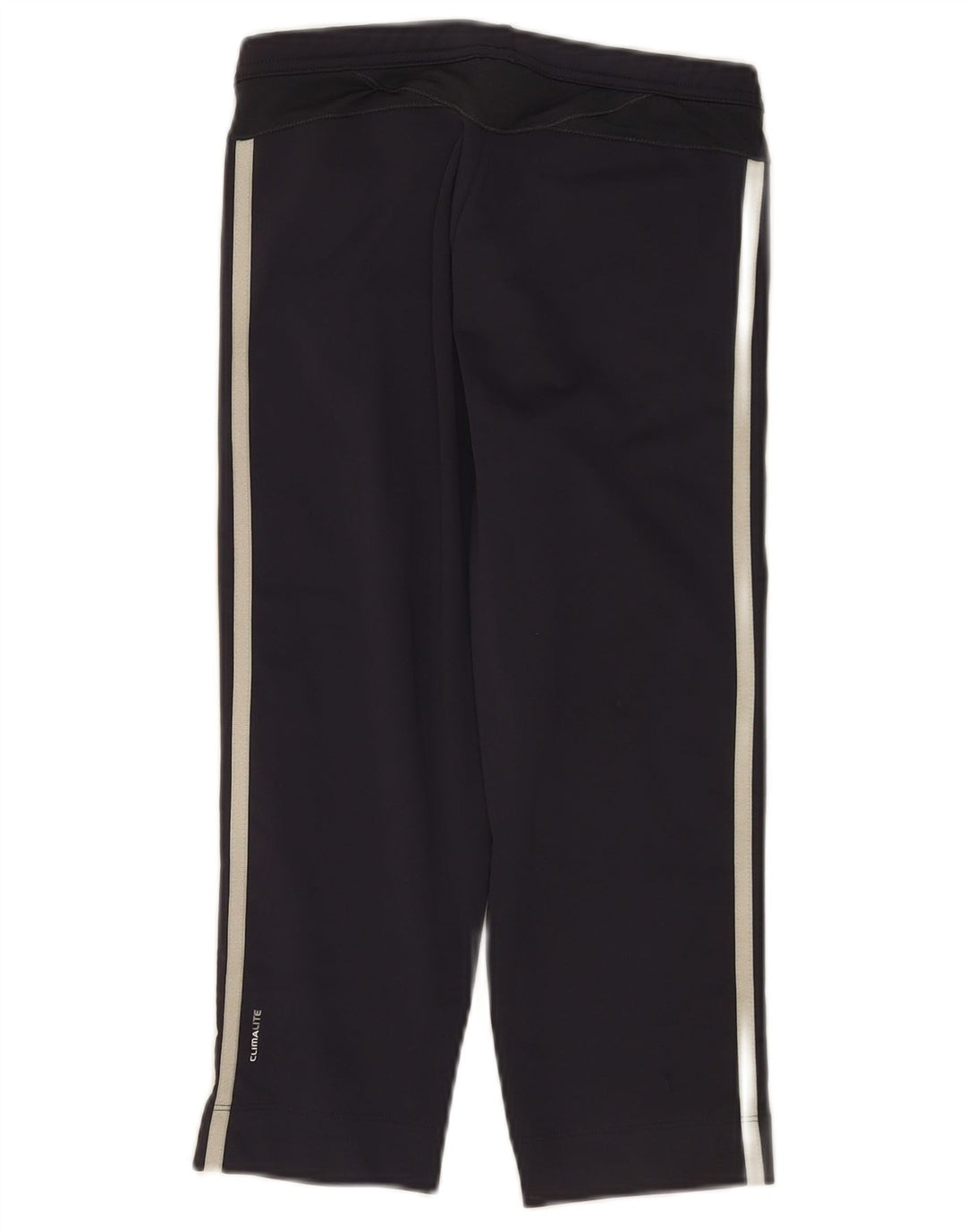 Adidas Dame Climalite Capri Leggings UK 12 Medium W30 Navy Blue