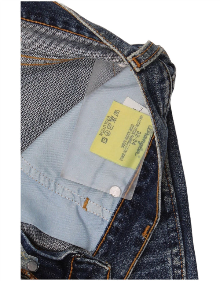 Wrangler Herre Evolution Straight Jeans W32 L34 Blå Bomuld