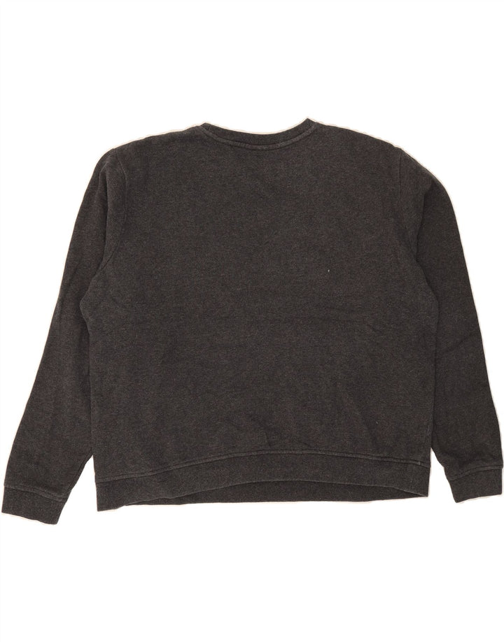 FILA Womens Oversized Sweatshirt Jumper UK 20 2XL Grey Cotton Vintage Fila and Second-Hand Fila from Messina Hembry 