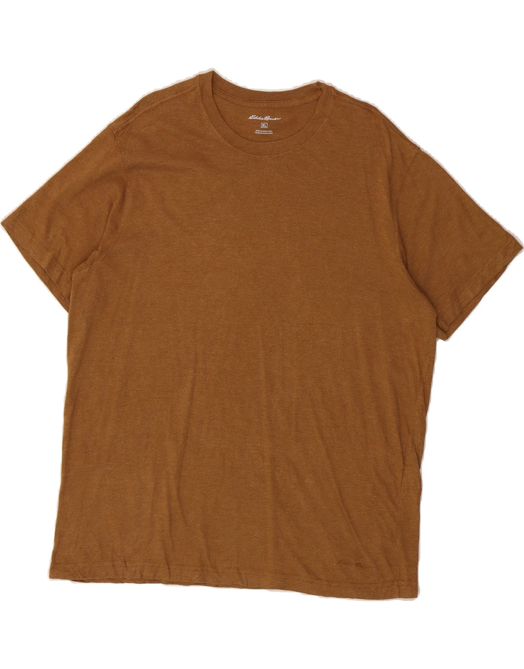 EDDIE BAUER Mens T-Shirt Top XL Brown Cotton Vintage Eddie Bauer and Second-Hand Eddie Bauer from Messina Hembry 