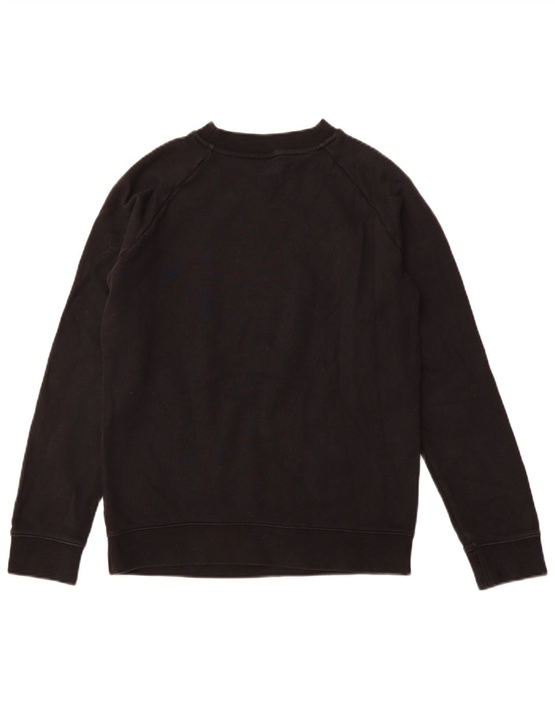 ADIDAS Graphic Sweatshirt Jumper UK 10 Small Black Bomuld