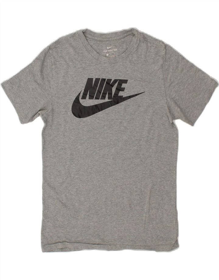 NIKE Mens Graphic T-Shirt Top Small Grey Cotton Vintage Nike and Second-Hand Nike from Messina Hembry 
