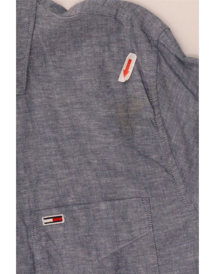 Tommy Hilfiger Herre Regular Fit skjorte Medium Blue Cotton