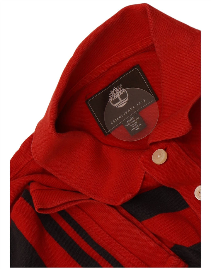 Timberland Herre Regular Fit Polo Shirt Medium Rødstribet