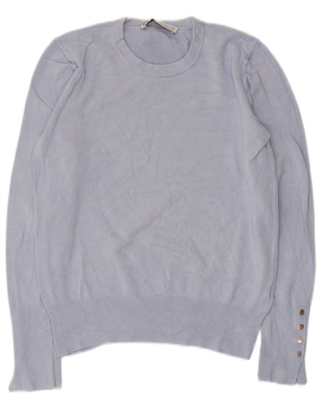 Zara Dame sweater med rund hals DK 12 Medium Blue