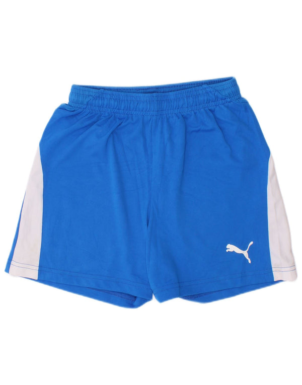 Puma Boys Sports Shorts 9-10 år Blå Colourblock