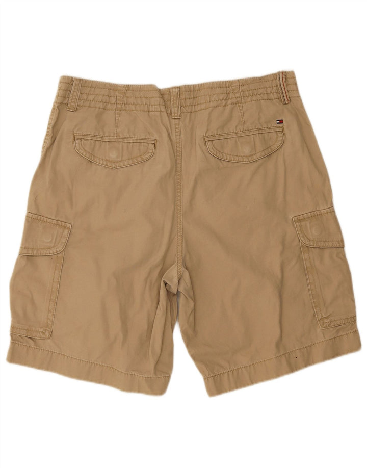 Tommy Hilfiger Herre Cargo Shorts W36 Stor Beige Bomuld