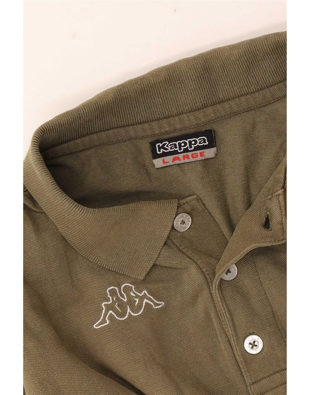 Kappa Herre Polo Shirt Large Khaki
