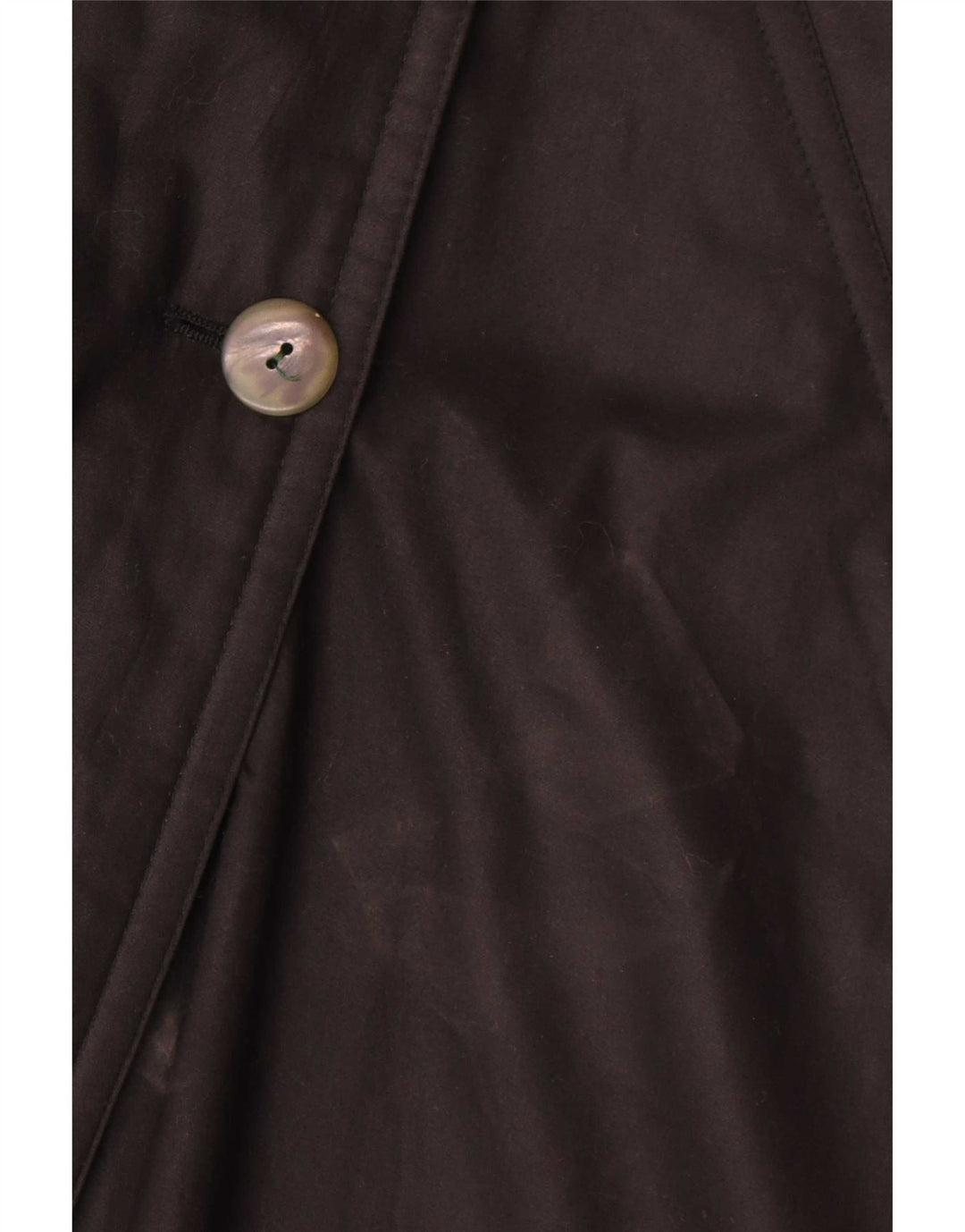 Vintage Kvinders Oversized Trench Coat UK 16 Large Black