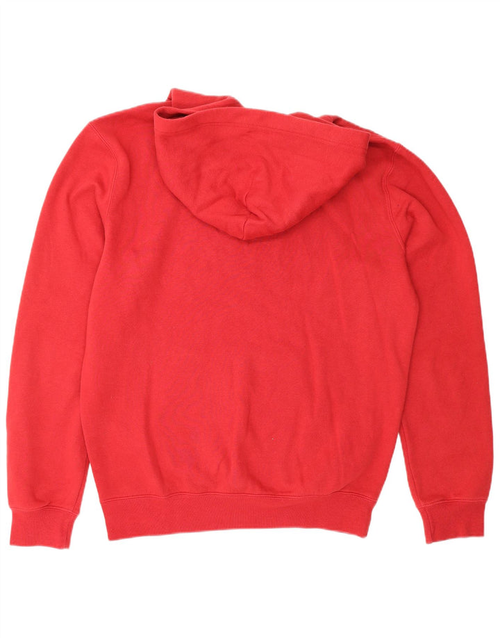 CHAMPION Mens Hoodie Jumper Medium Red Cotton