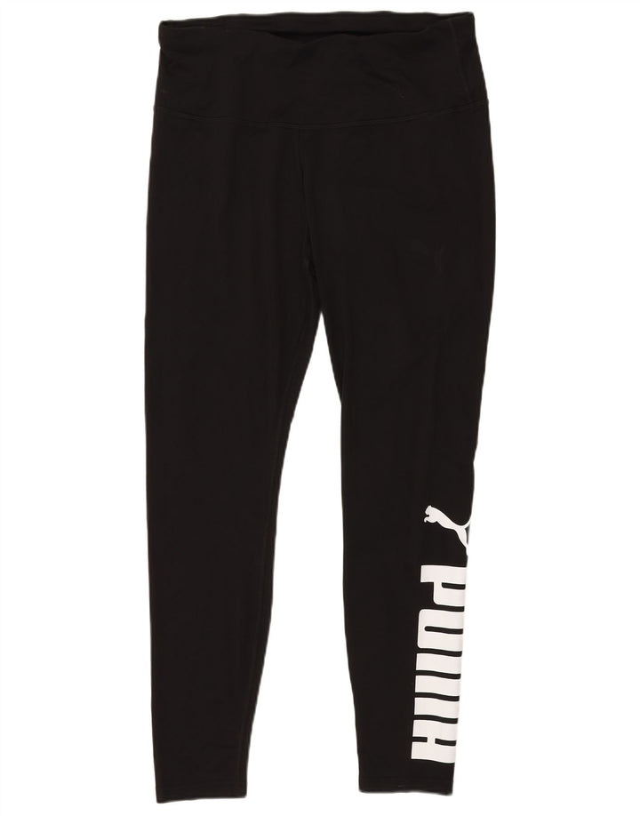Puma Grafiske Leggings til kvinder UK 18 XL Sort polyester