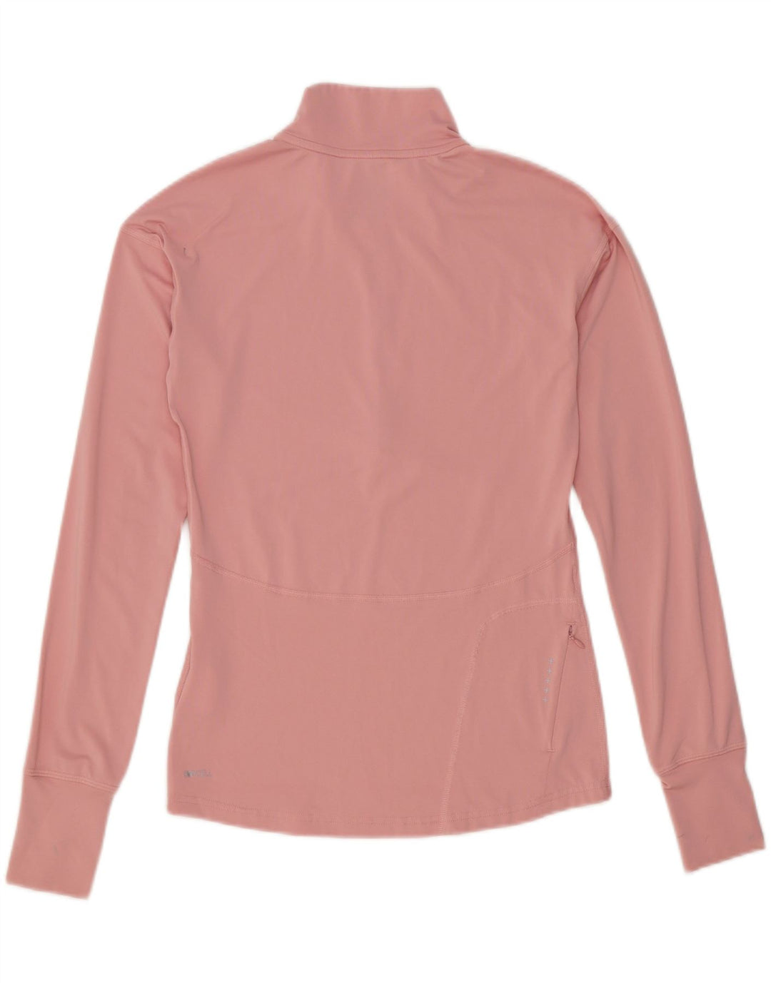 PUMA Womens Zip Neck Pullover Tracksuit Top UK 6 XS Pink Polyester Vintage Puma and Second-Hand Puma from Messina Hembry 