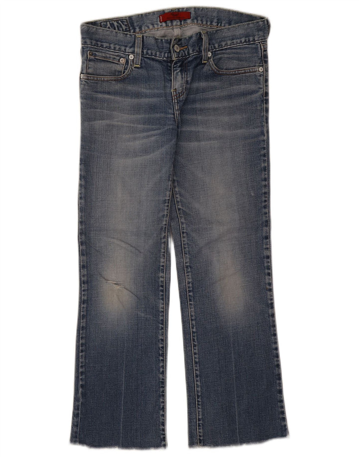 Levi's Dame Eve Straight Jeans W30 L26 Blå Bomuld