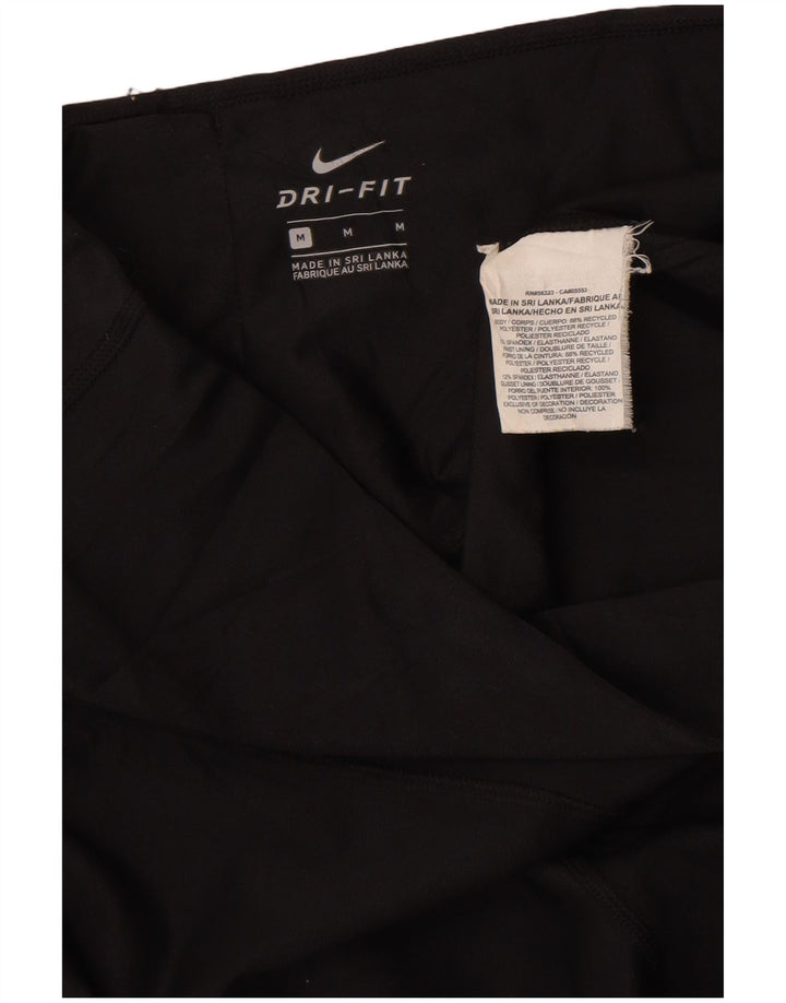 Nike Dame Leggings UK 12 Medium Sort Polyester