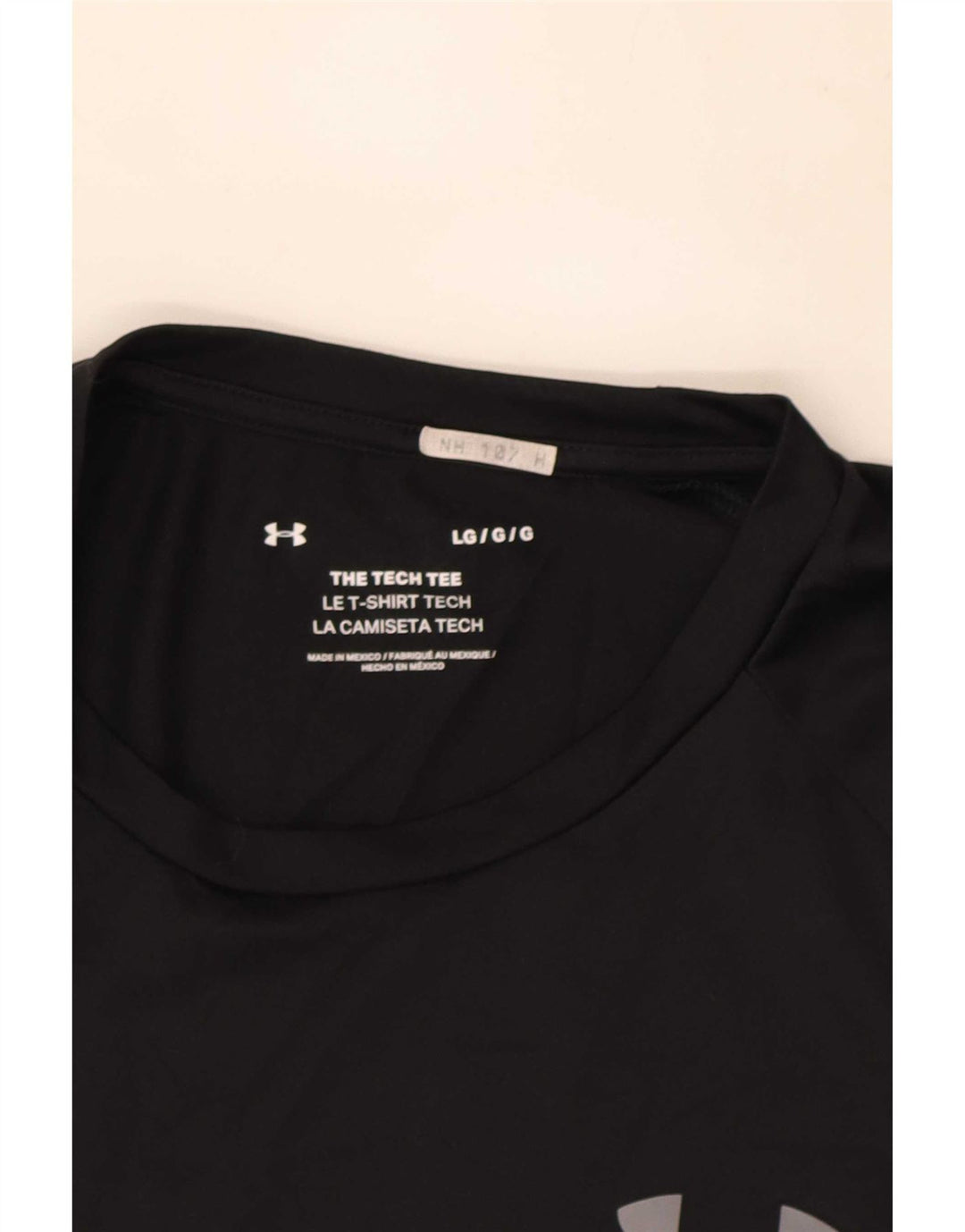Under Armour Herre T-Shirt Top Stor Sort