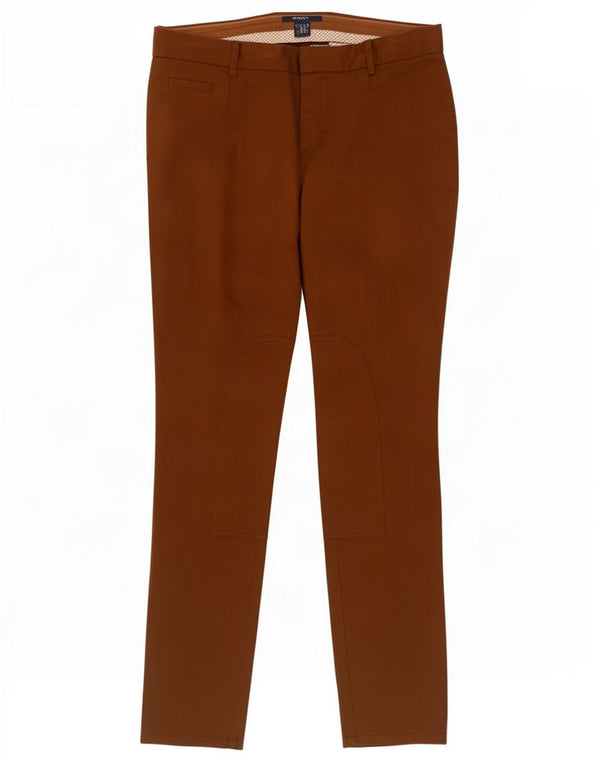 Gant Dame Skinny Chino Bukser UK 16 Large W36 L33 Brun Bomuld