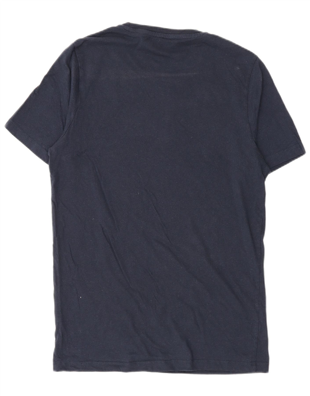 Jack & Jones Herre grafisk T-shirt Top Medium Marineblå Bomuld