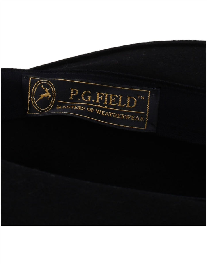 P.G.Field Fedora Hat til mænd Stor marineblå uld