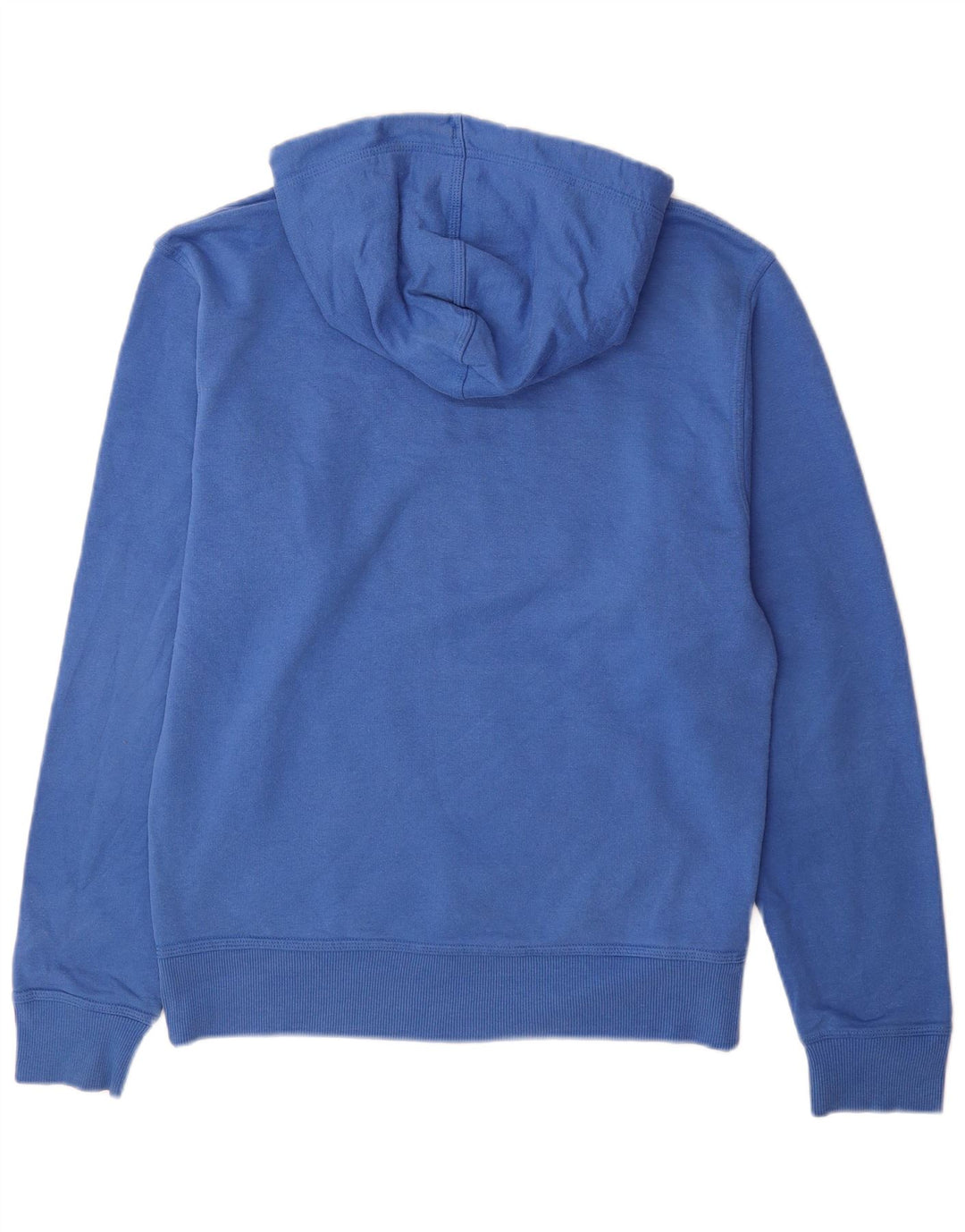CHAMPION Mens Graphic Hoodie Jumper Small Blue Cotton