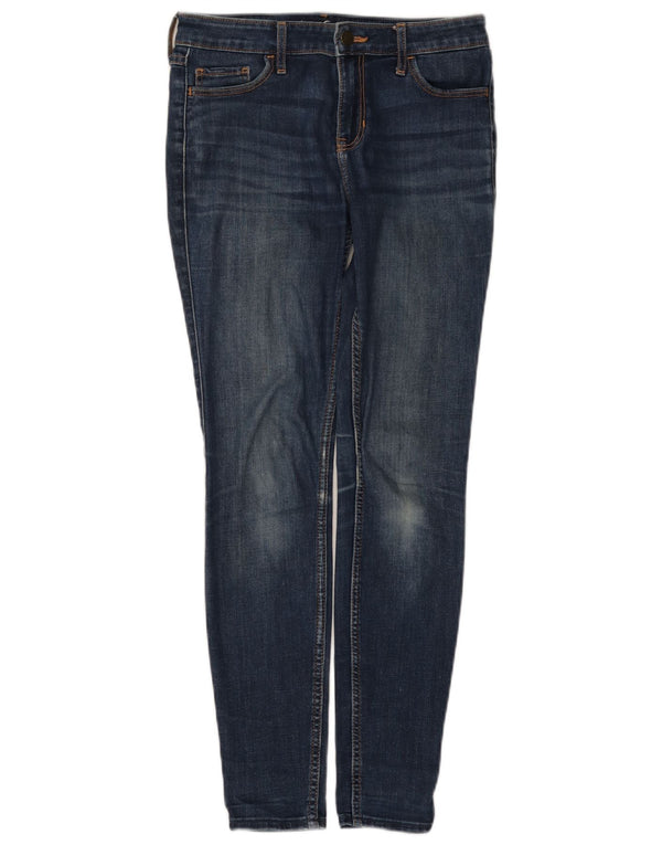Hollister Dame Mid Rise Skinny Jeans US 3 XS W26 L28 Blå Bomuld