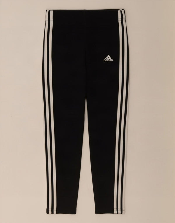 Adidas Drenge Træningsdragt Bukser 9-10 År Sort Bomuld
