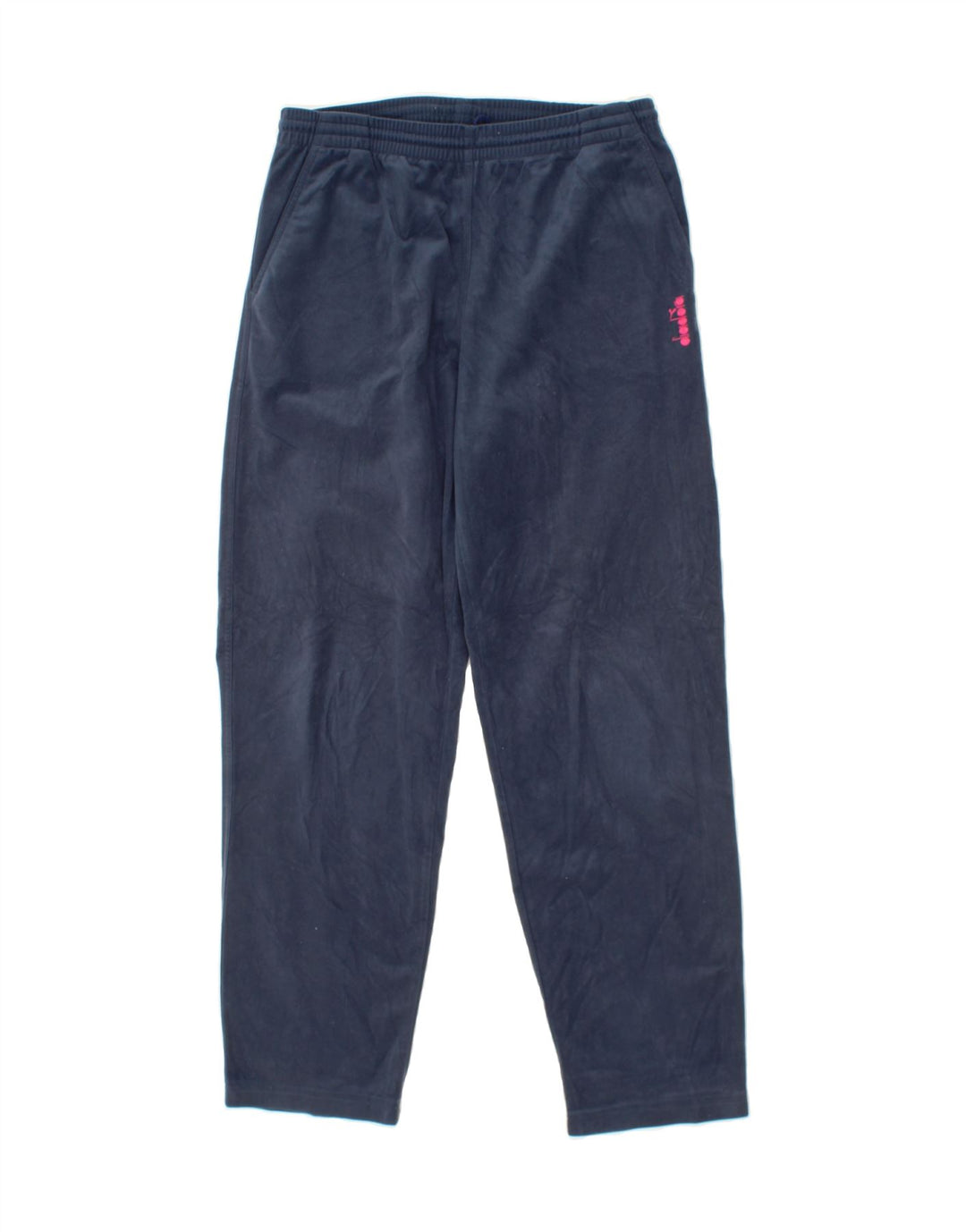 DIADORA Mens Tracksuit Trousers UK 40 Medium Navy Blue Polyester Vintage Diadora and Second-Hand Diadora from Messina Hembry 