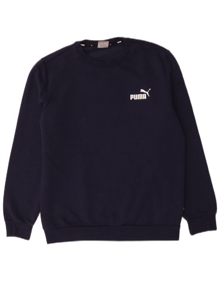 Puma sweatshirt til mænd Medium marineblå bomuld