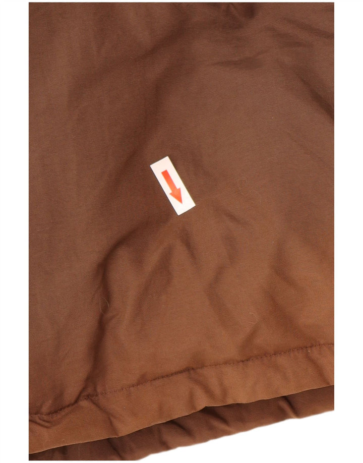 Aesse Herre Hooded Parka Jacket UK 44 2XL Brun Nylon