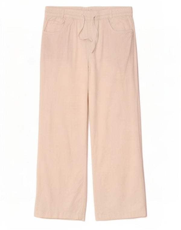 Marks & Spencer Casual Bukser til kvinder UK 16 Large W32 L30 Off White