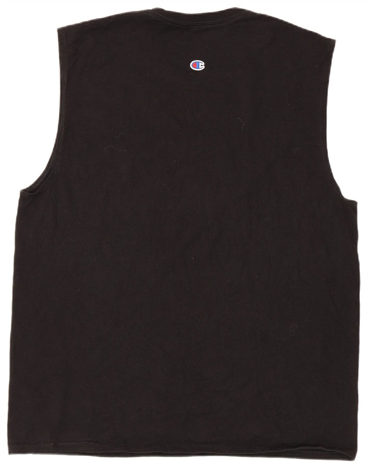 Champion Herre Grafisk Vest Top XL Sort Bomuld