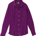 SERGIO TACCHINI Womens Shirt UK 12 Medium Purple Cotton Vintage Sergio Tacchini and Second-Hand Sergio Tacchini from Messina Hembry 