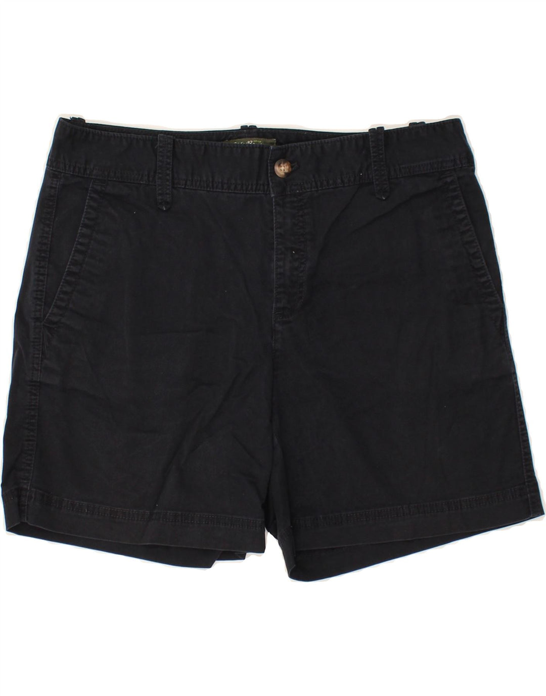 EDDIE BAUER Womens Chino Shorts US 10 Large W32 Navy Blue Cotton Vintage Eddie Bauer and Second-Hand Eddie Bauer from Messina Hembry 