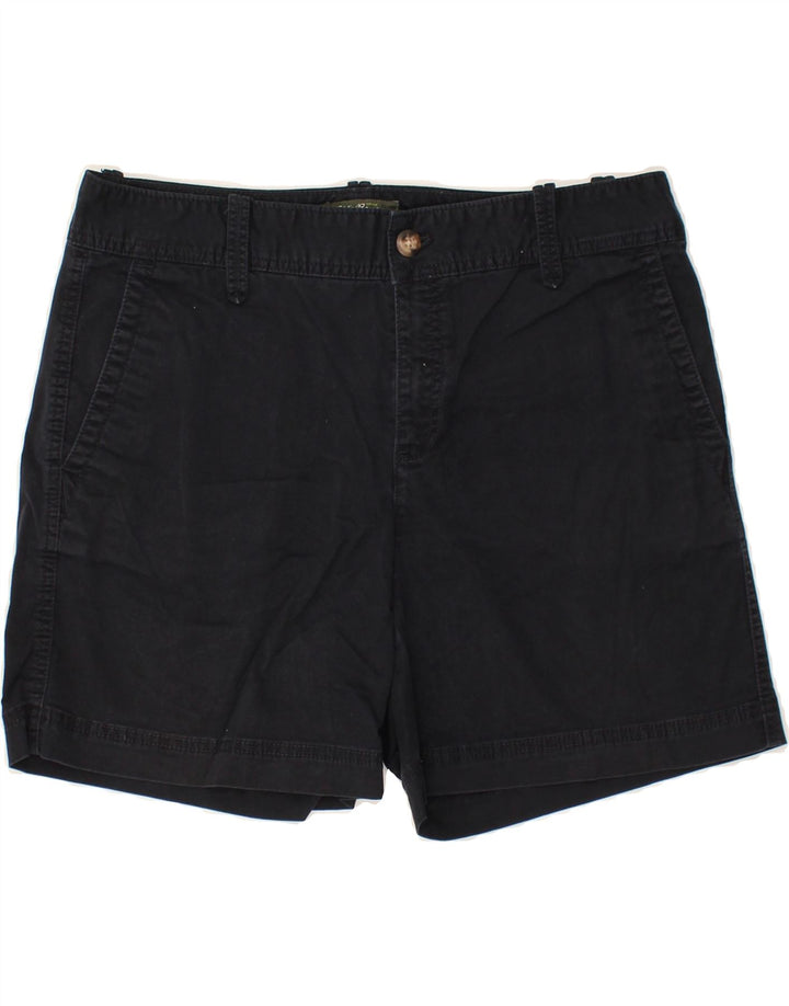 EDDIE BAUER Womens Chino Shorts US 10 Large W32 Navy Blue Cotton Vintage Eddie Bauer and Second-Hand Eddie Bauer from Messina Hembry 