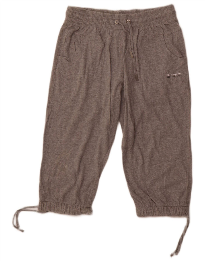 Champion Womens Heritage Classics Bermuda Sport Shorts UK 14 Large Grå