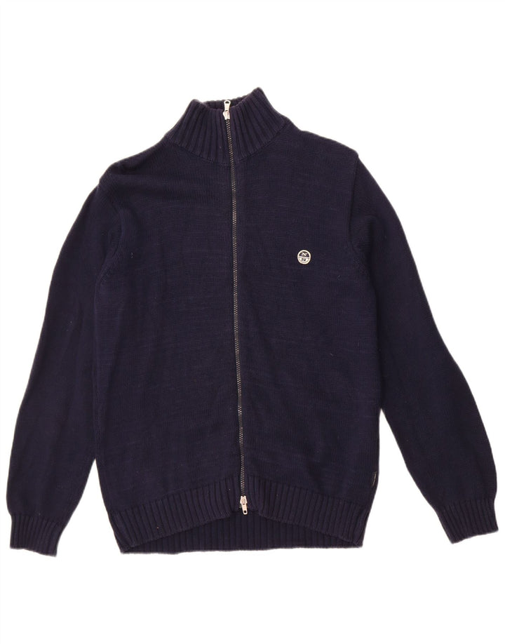 North Sails Herre Cardigan Sweater Lille Marineblå Bomuld